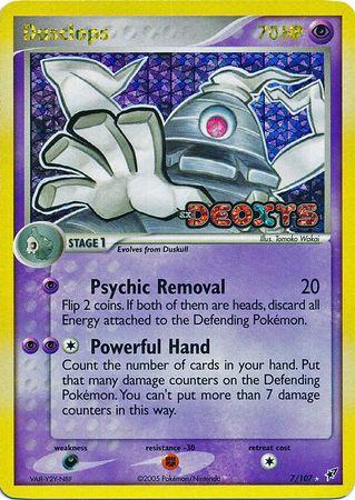 2005 Pokemon EX Deoxys Stamped Dusclops Reverse Holofoil 7/107