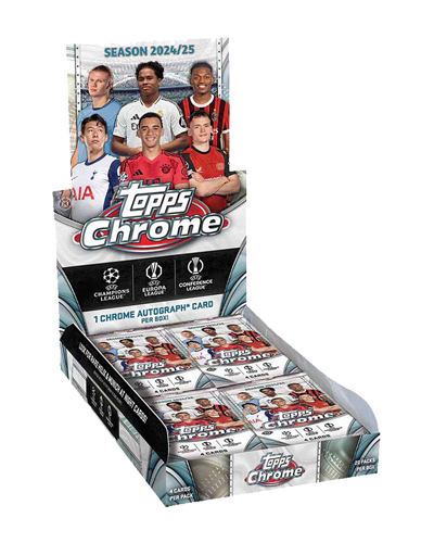 2024 - 2025 Topps Chrome UEFA Club Competition Soccer Hobby