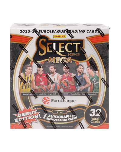 2025 - 2026 Panini Select EuroLeague Basketball Hobby Mega