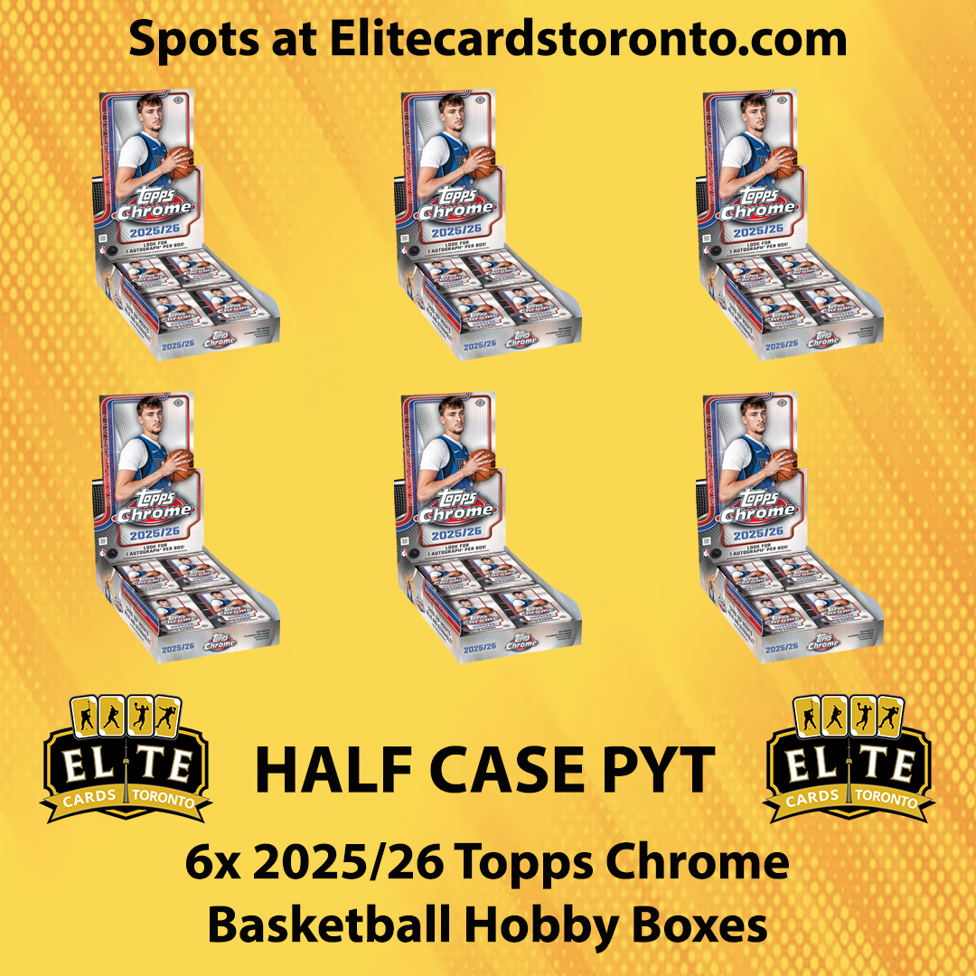 2025 - 2026 Topps Chrome Basketball Hobby Half Case PYT (6 Box) - Break #2947