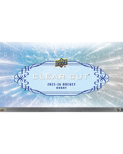 2025 - 2026 Upper Deck Clear Cut Hockey Hobby (Pre-Order) (July. 15) (Call or Email to Purchase)