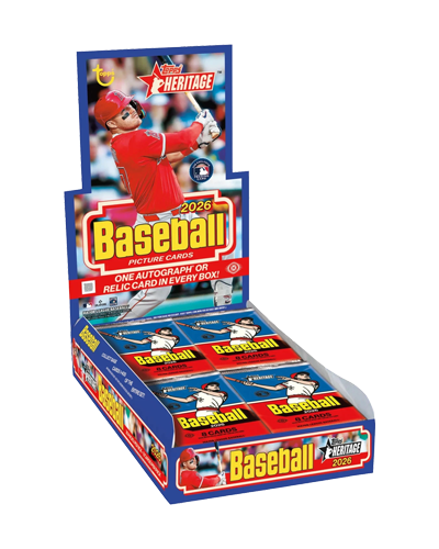 2026 Topps Heritage Baseball Hobby (Pre Order, March 18th)