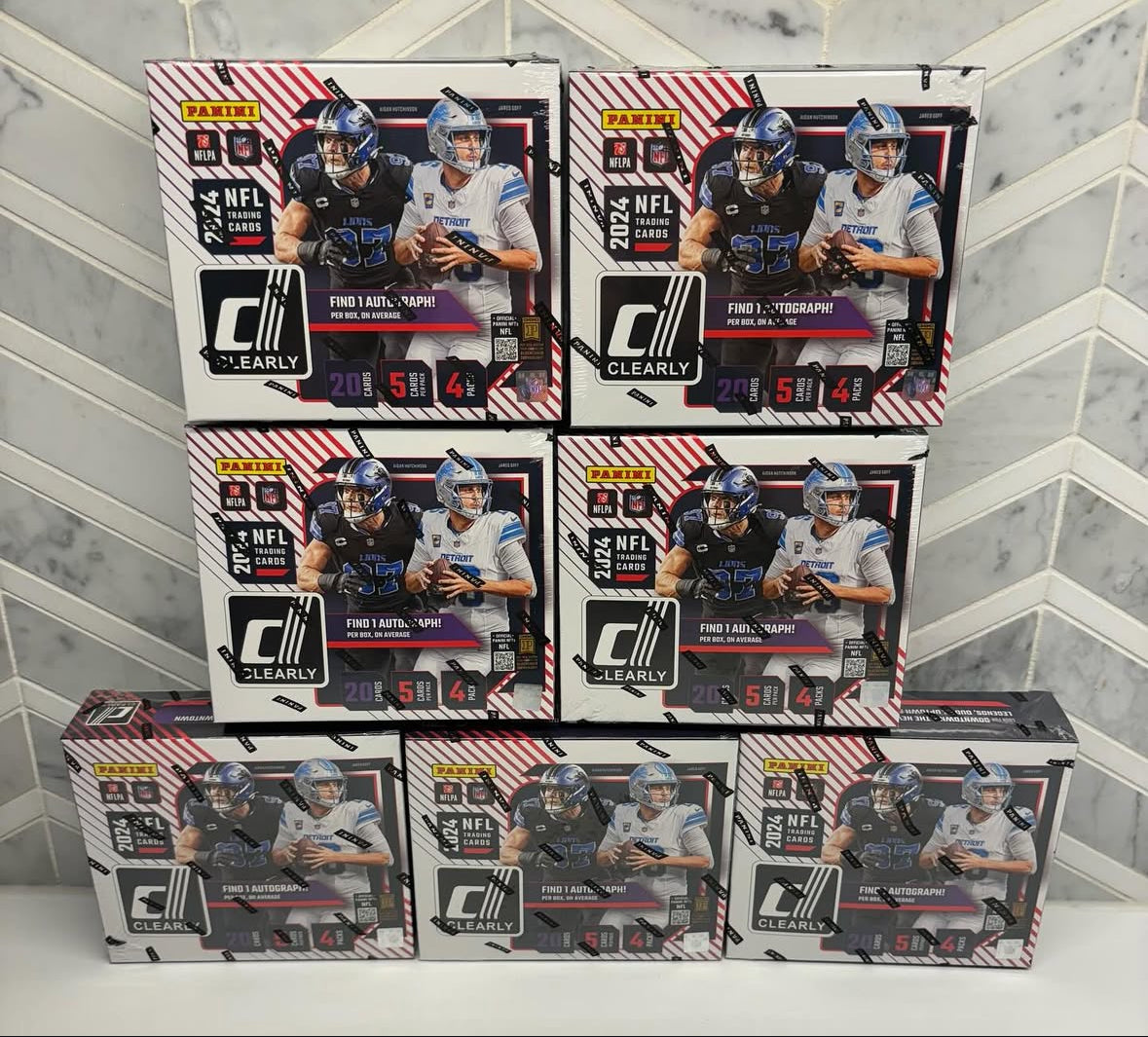 7 Box 2024 Panini Clearly Donruss Football Hobby PYT - Break #2515