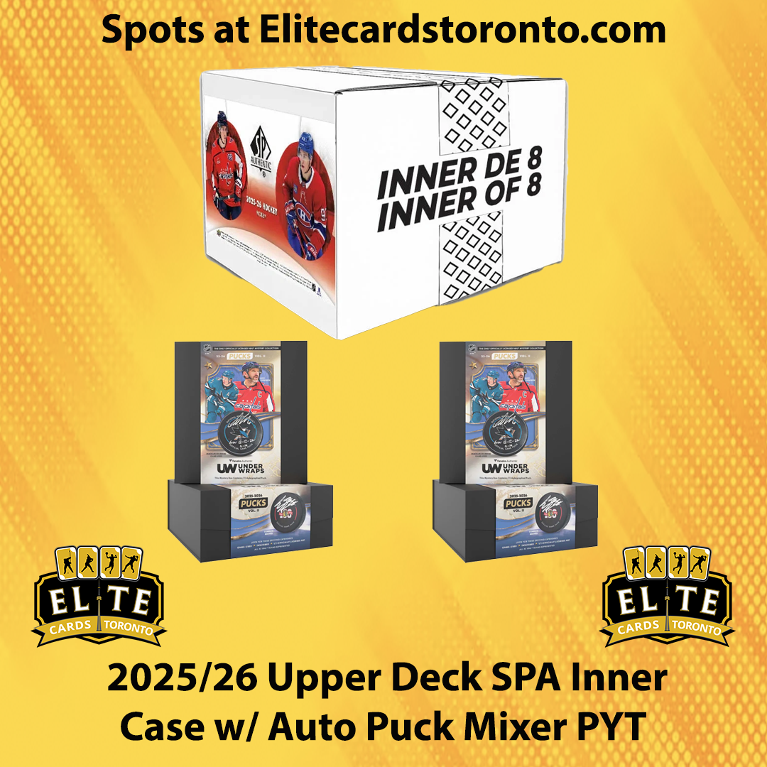 2025 - 2026 Upper Deck SPA Inner Case PYT w/ Auto Mystery Puck - Break #3377