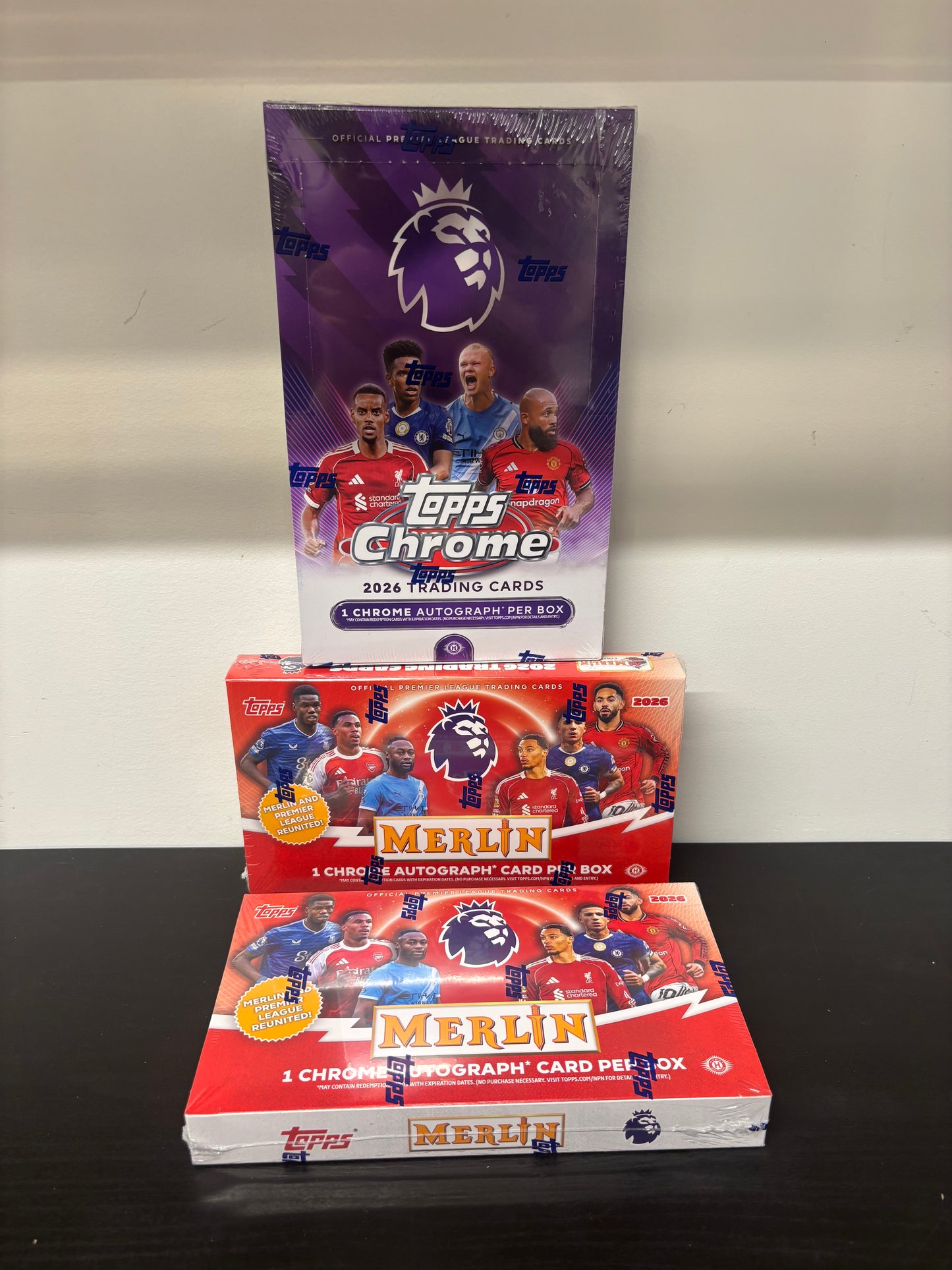 3 Box 2025 - 2026 Topps Chrome & Merlin EPL Mixer PYT - Break #3337