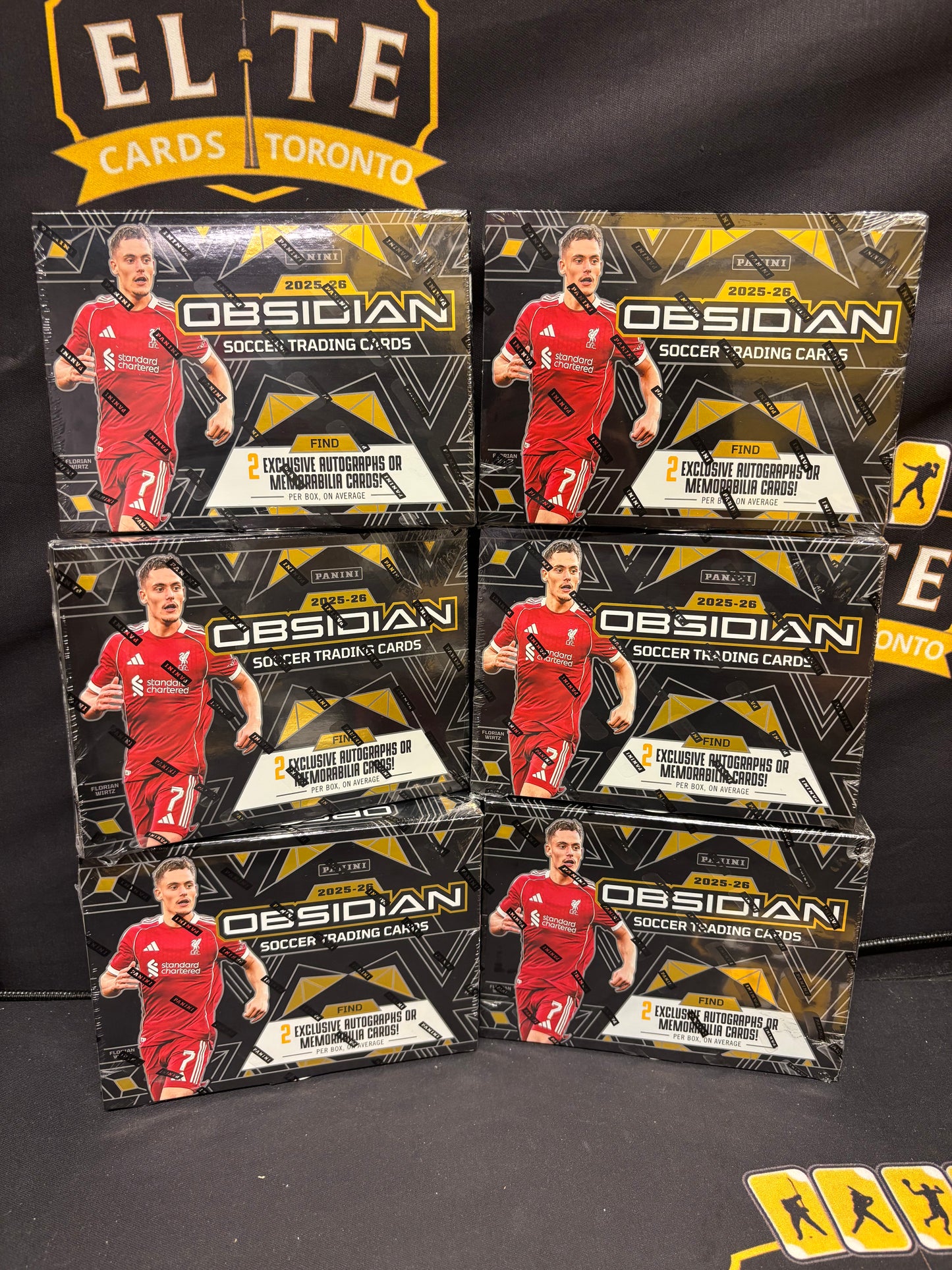 2025 - 2026 Panini Obsidian Intl Soccer Hobby Half Case PYT (6 Box) - Break #3487