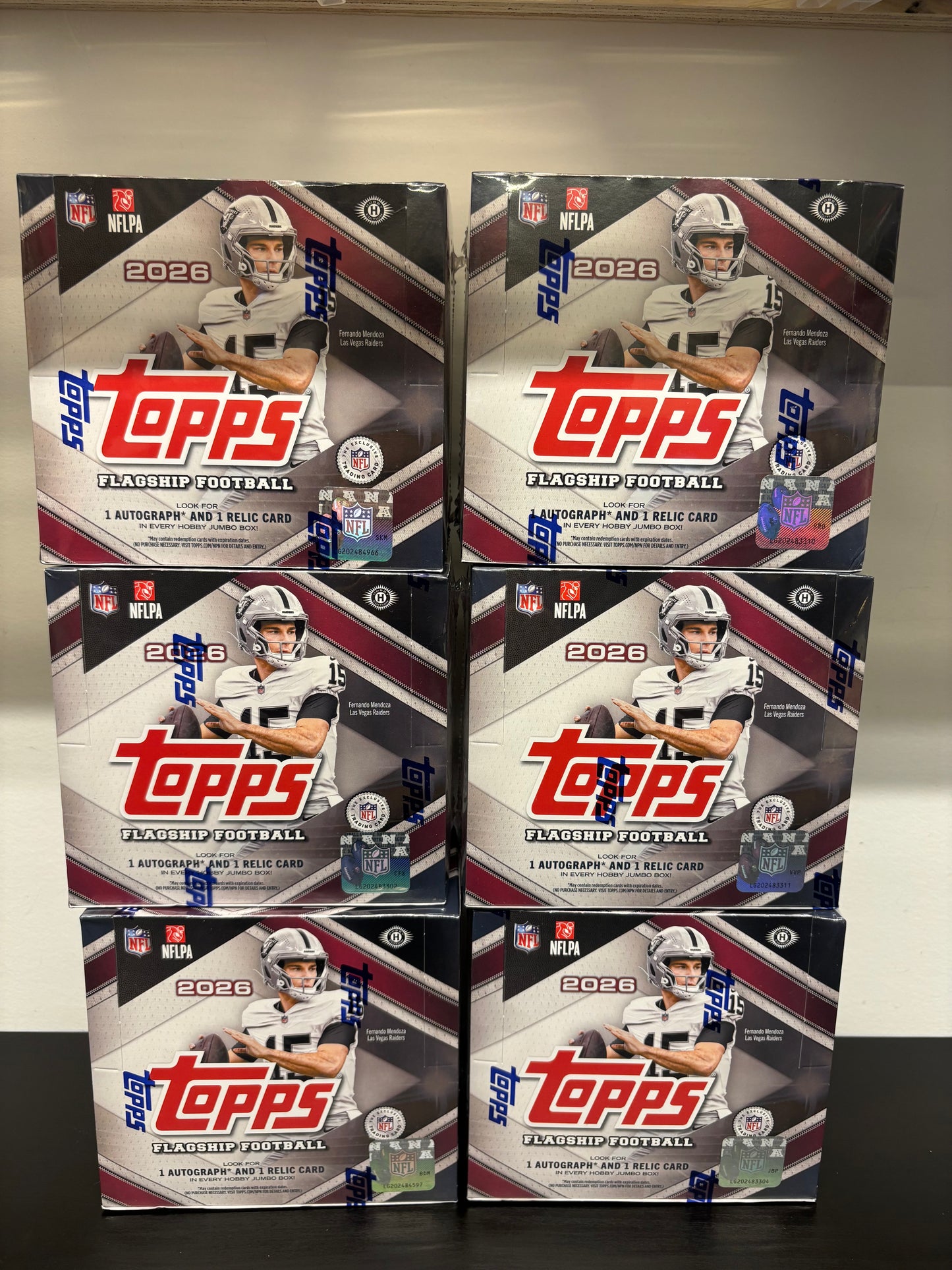 6x 2026 Topps Football Jumbo PYT #2 - Break #3540