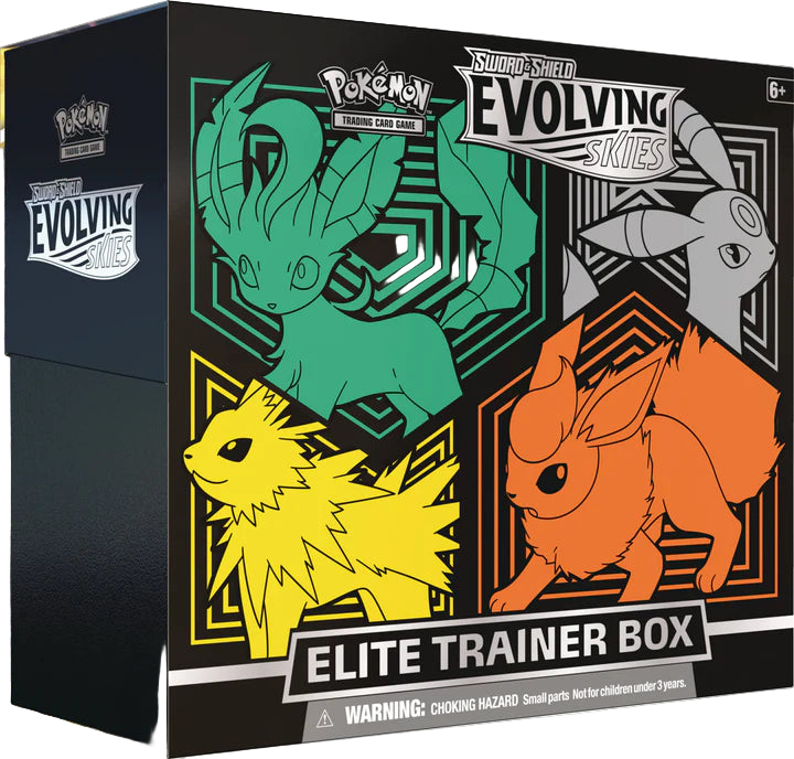 Pokemon - Evolving Skies - Elite Trainer Box - Umbreon, Flareon, Jolteon, and Leafeon