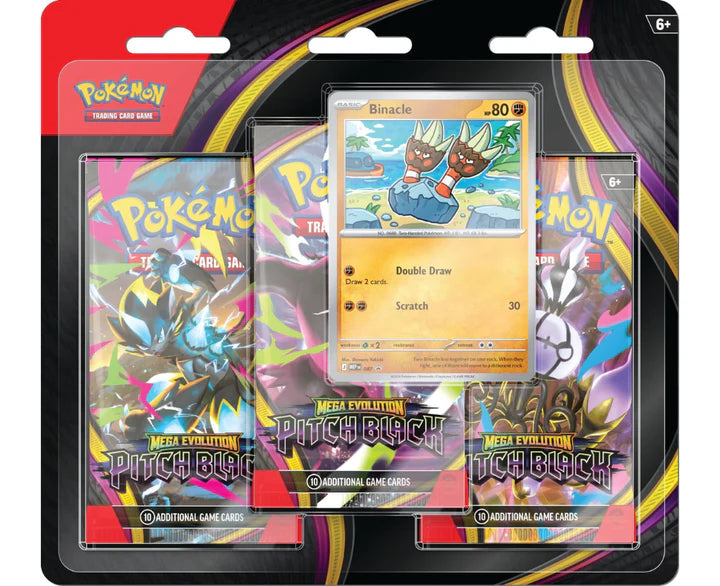 Pokemon - Mega Evolution - Pitch Black - 3 Pack Blister
