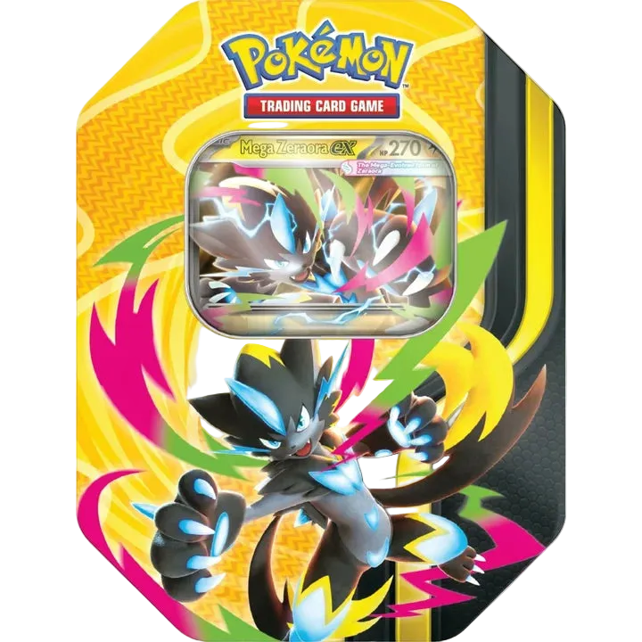Pokemon - Mega Forces Tin - Mega Zeraora ex (Pre Order)