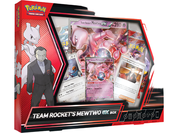 Pokemon - Team Rocket’s Mewtwo ex Box