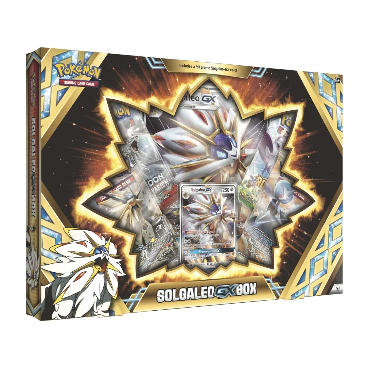 Pokémon TCG: Solgaleo-GX Box(Damaged/Creased)