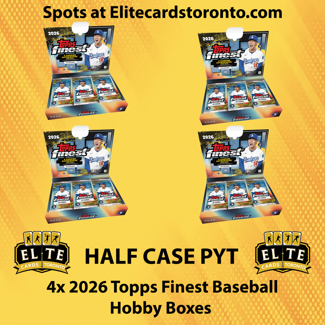 2026 Topps Finest Baseball Hobby Half Case PYT (4 Box) - Break #3406