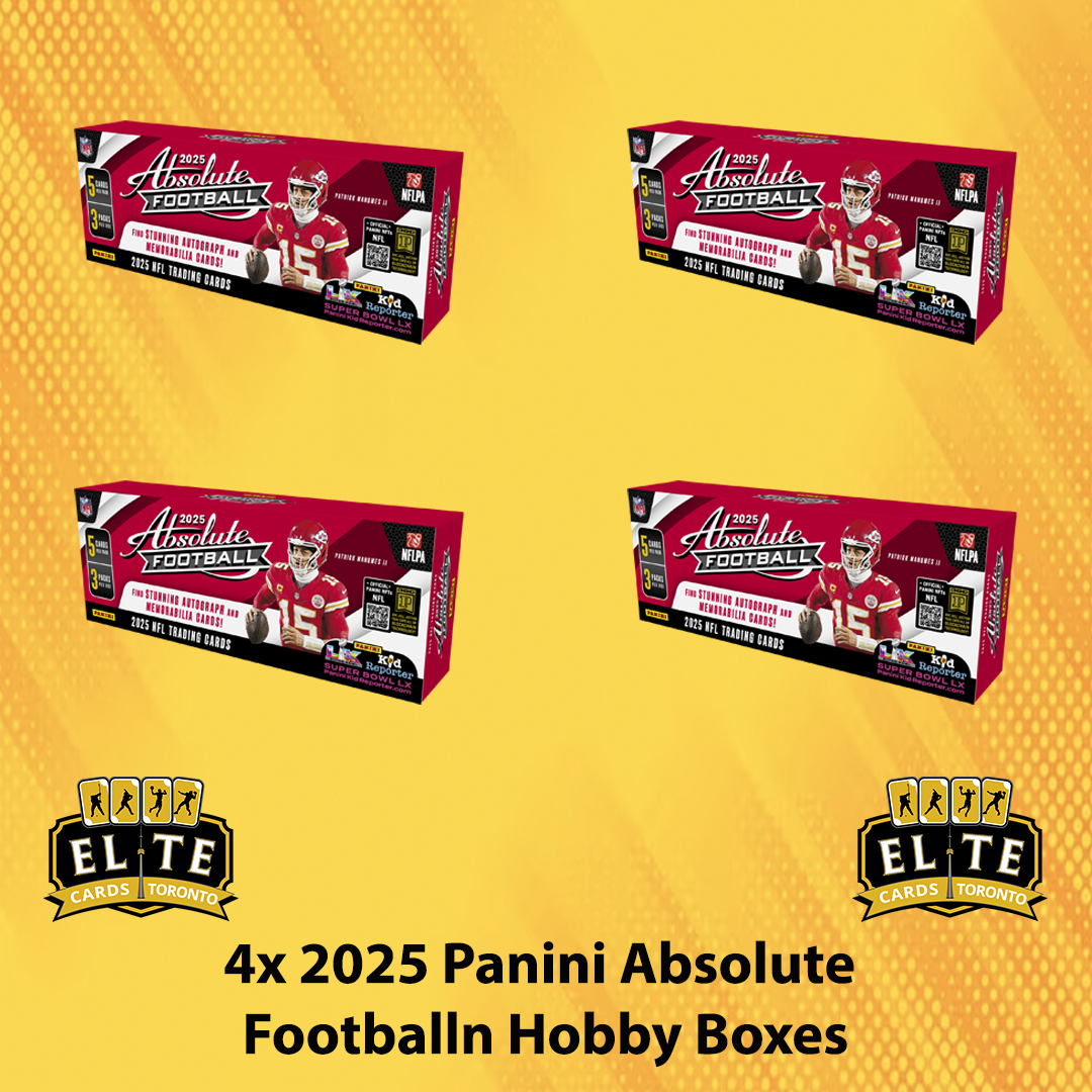 4 Box 2025 Panini Absolute Football Hobby PYT - Break #2860