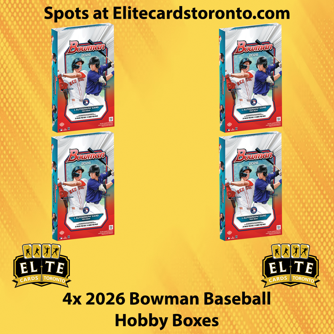 4 Box 2026 Bowman Baseball Hobby PYT #10 - Break #3293