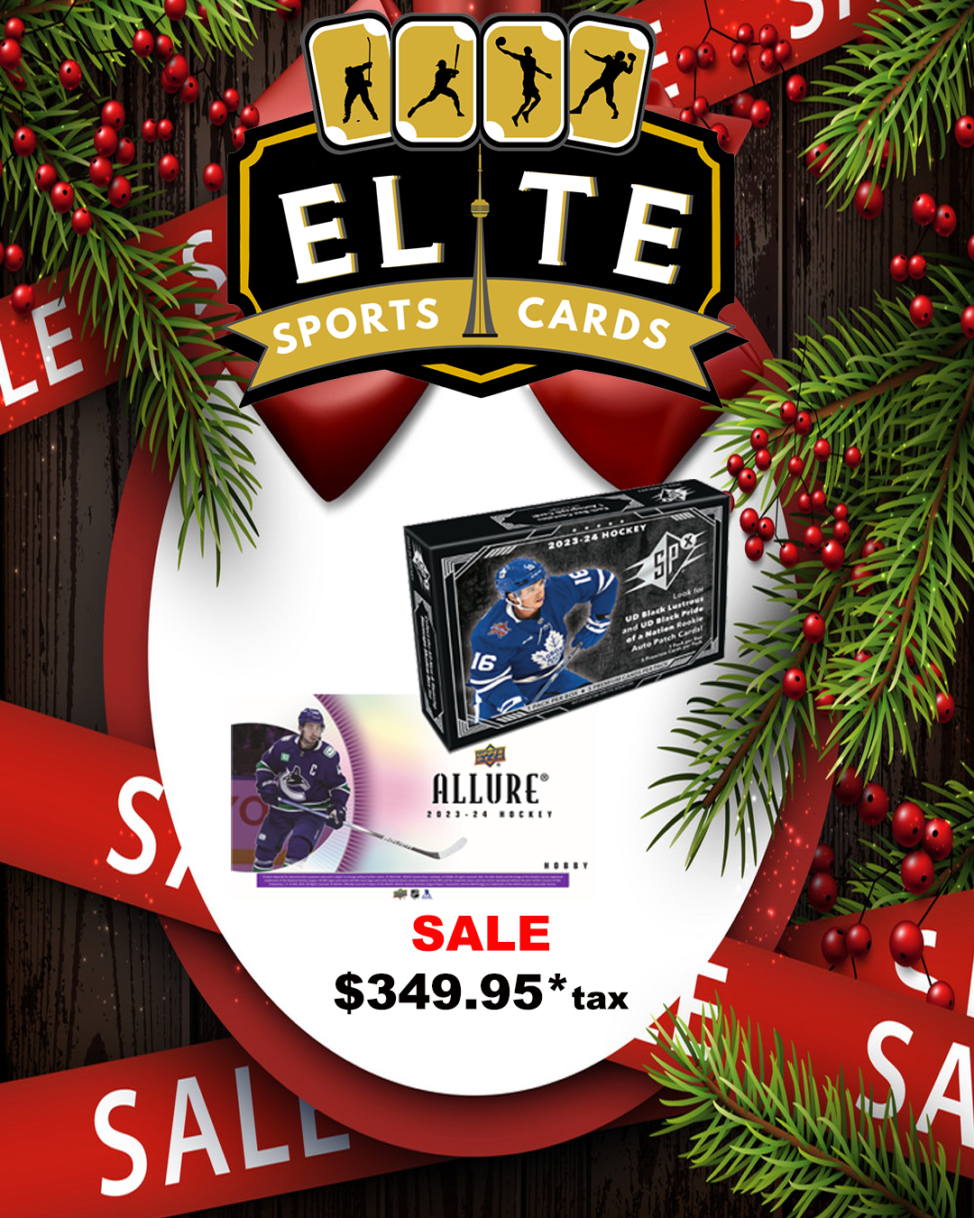2 Box 2023 - 2024 Hockey Hobby Mixer Bundle