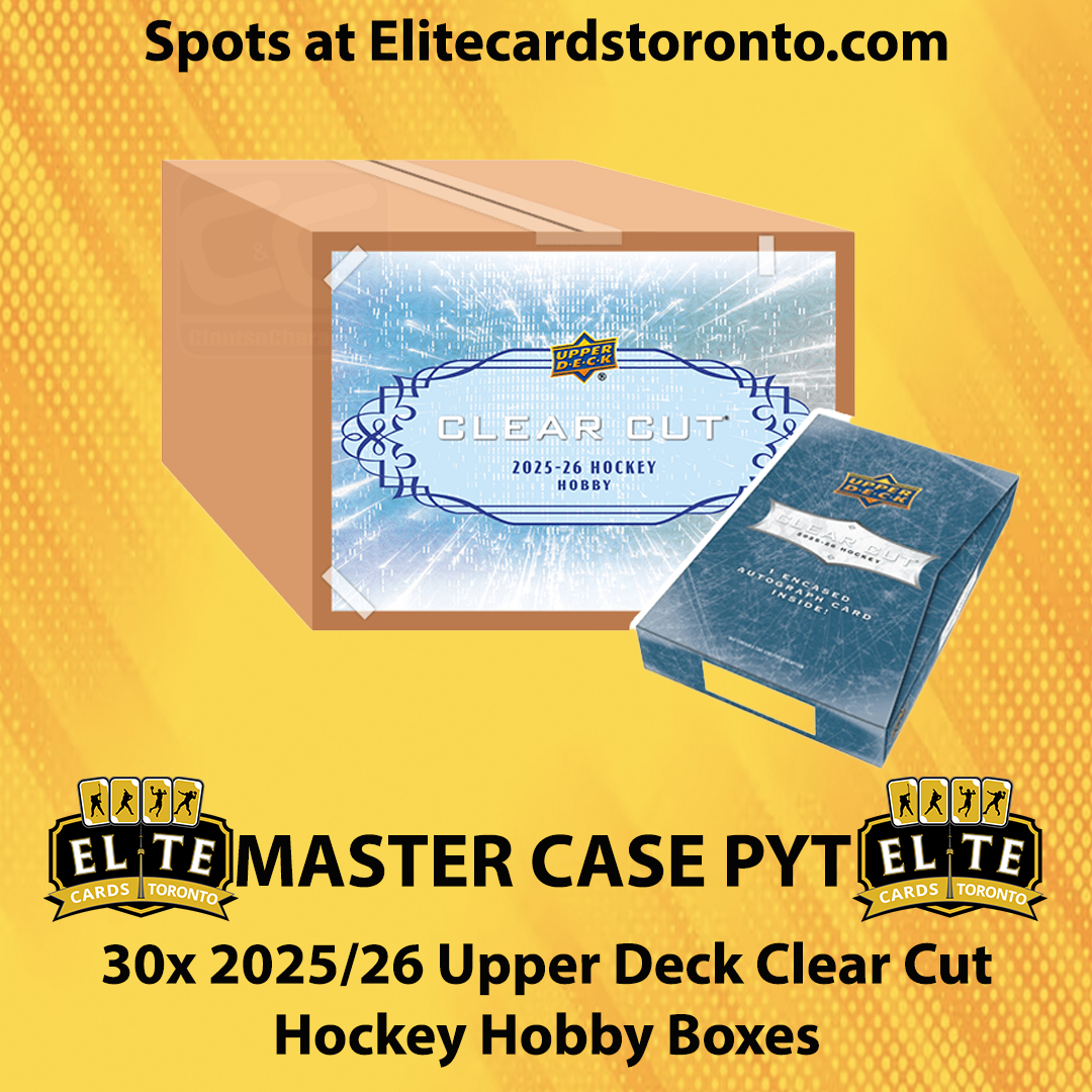 2025 - 2026 Upper Deck Clear Cut Hockey Hobby Case PYT (30 Box) - Break #3488