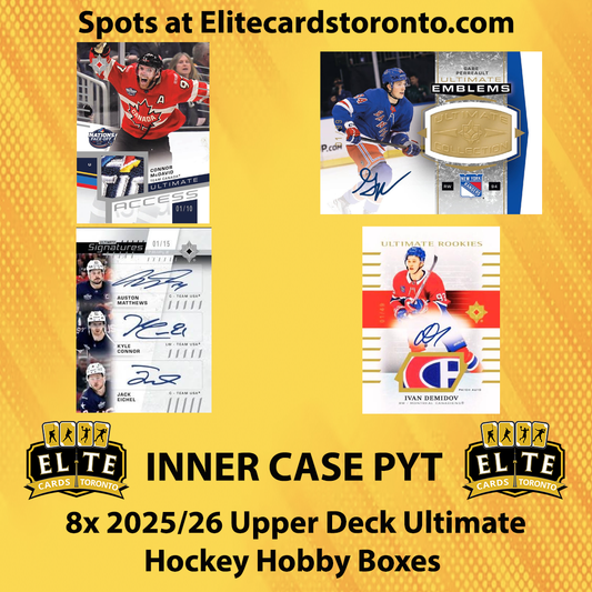 2025 - 2026 Upper Deck Ultimate Inner Case PYT (8 Box) #5 - Break #3479
