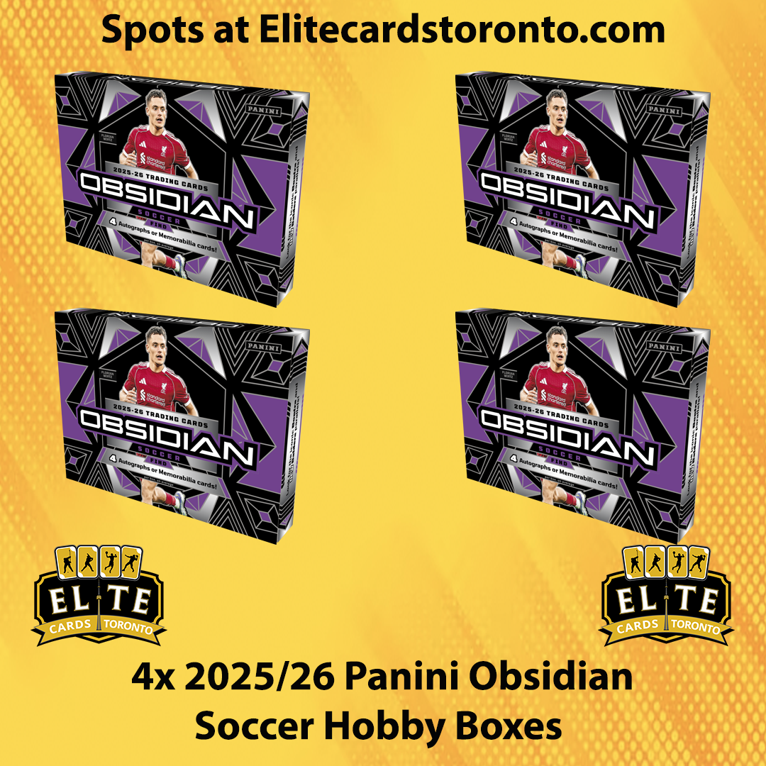 4 Box 2025 - 2026 Panini Obsidian Soccer Hobby PYT - Break #3425