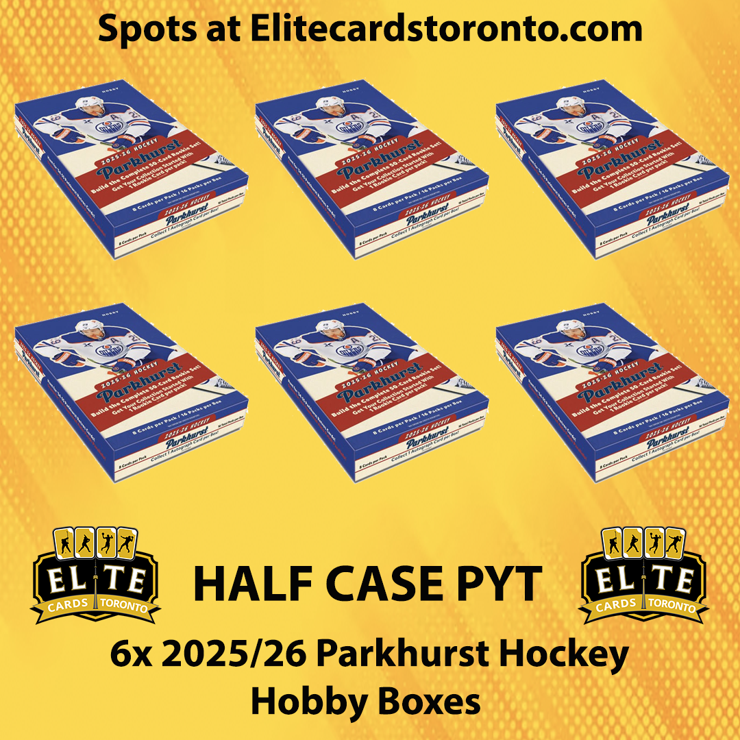 2025 - 2026 Parkhurst Hockey Hobby Half Case PYT (6 Box) - Break #3399