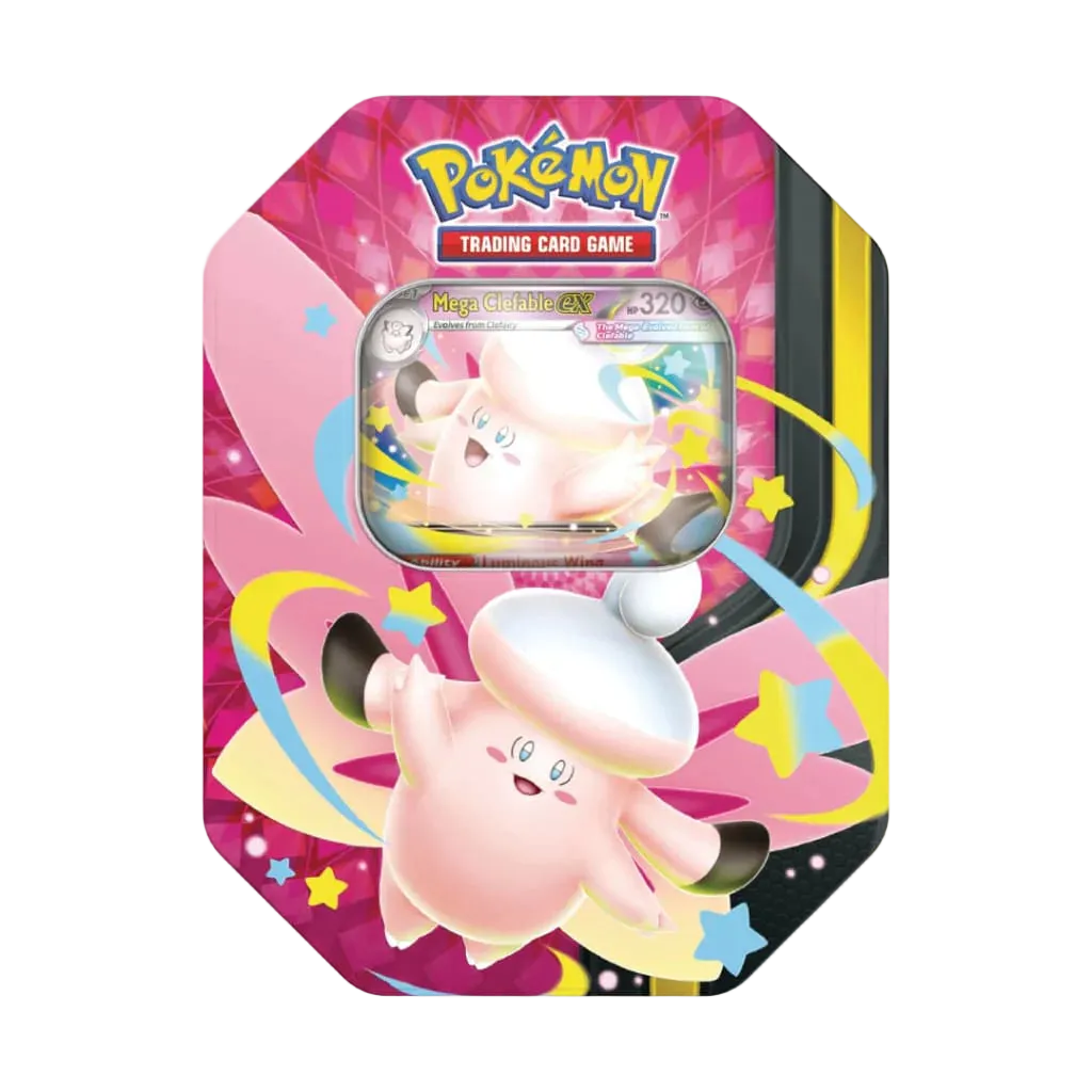 Pokemon TCG: Mega Moonlit Tin - Clefable EX