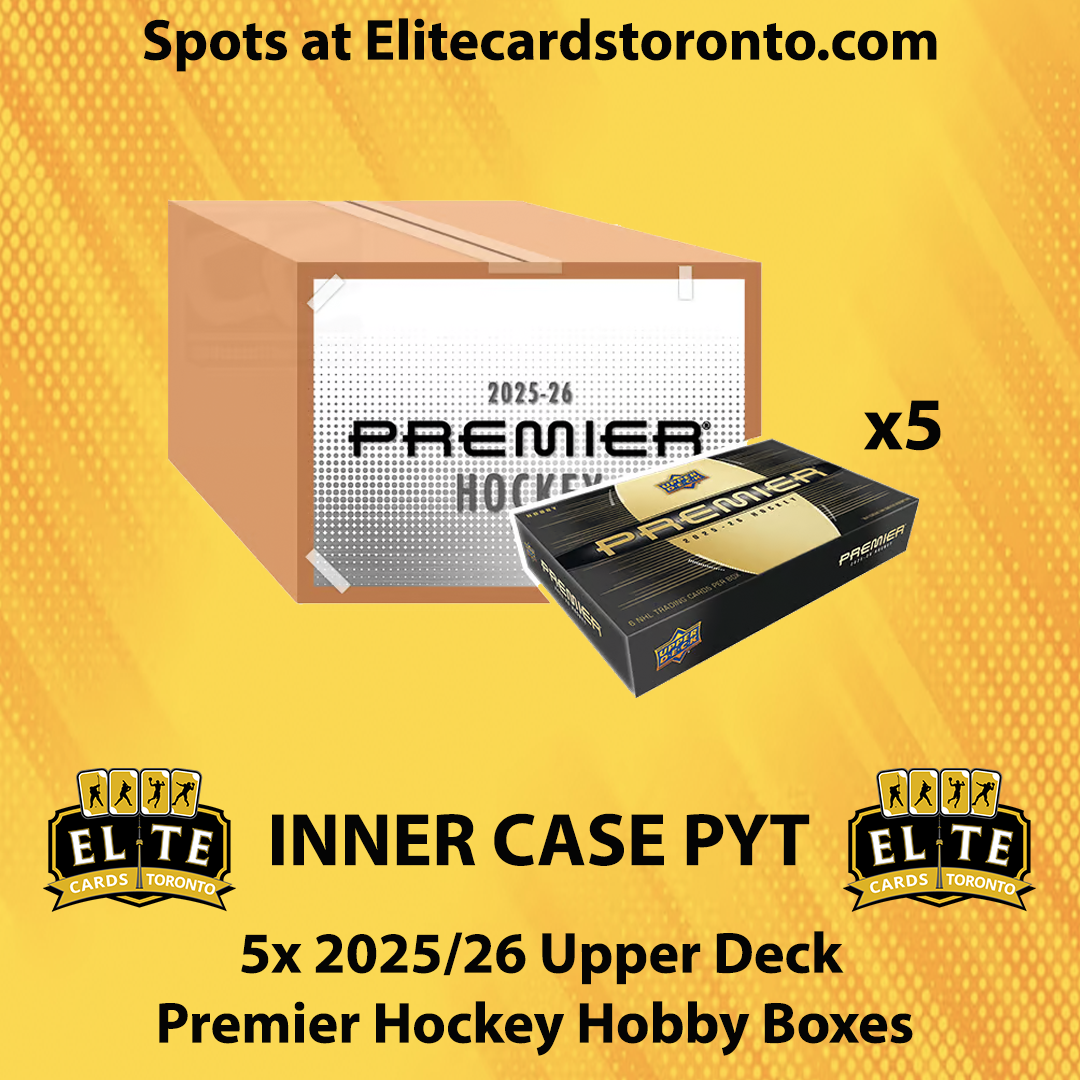 2025 - 2026 Upper Deck Premier Hockey Hobby Inner Case PYT (5 Box) - Break #3524