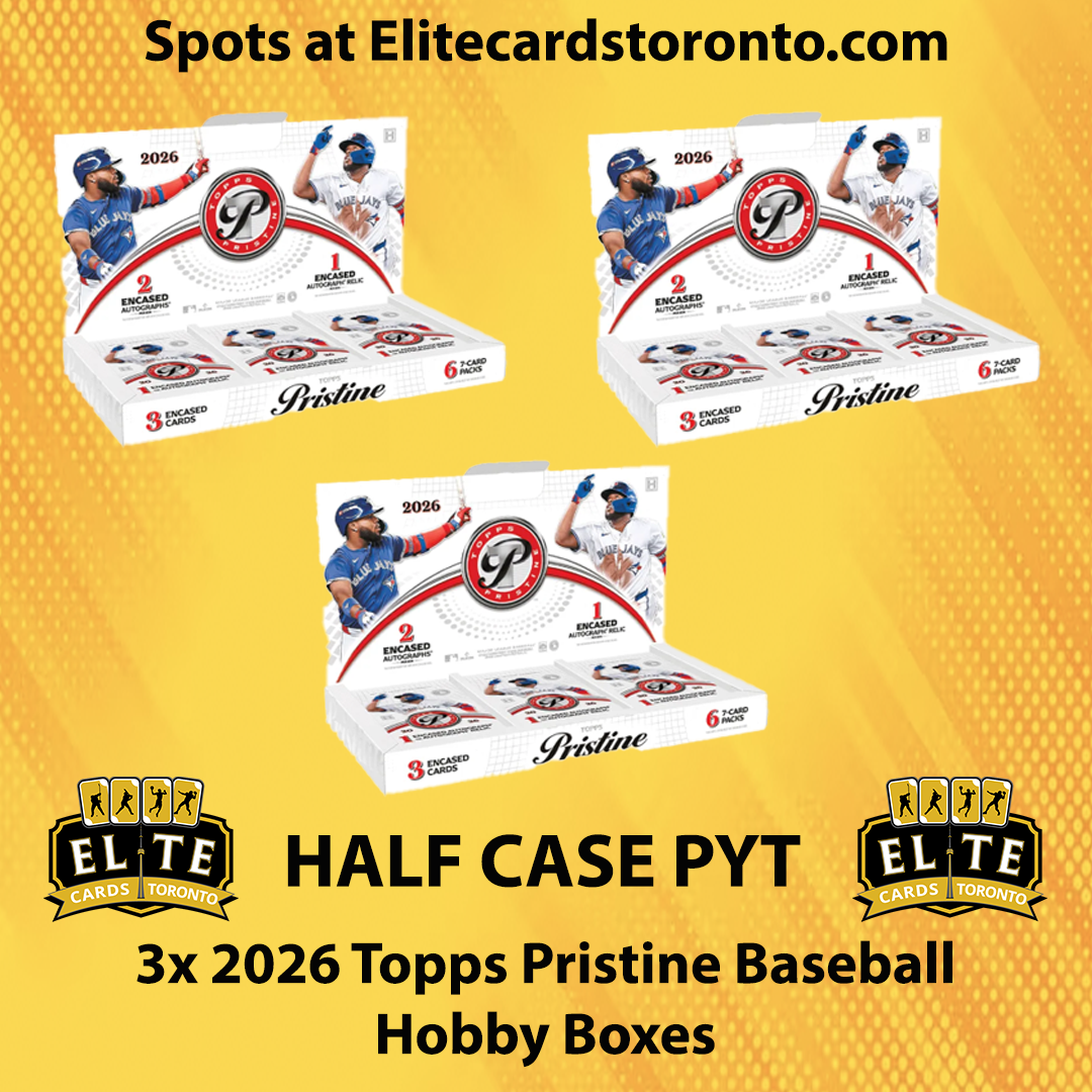 2026 Topps Pristine Baseball Hobby Half Case PYT (3 Box) #2 - Break #3481