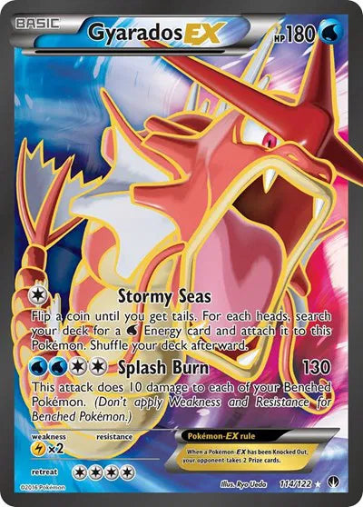 2016 Pokemon BREAKPoint Gyarados EX 114/122