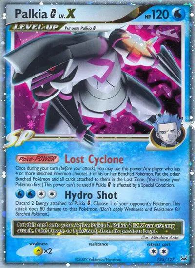 2009 Pokemon Platinum Palkia G Lv. X 125/127