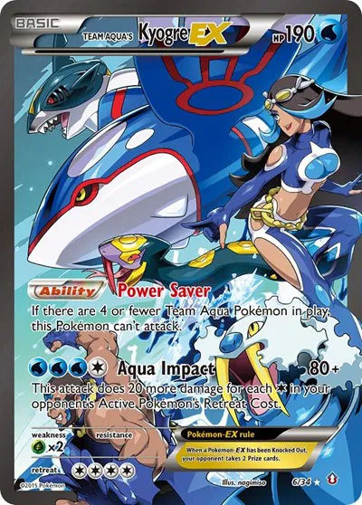 2015 Double Crisis Team Aqua's Kyogre EX 6/34