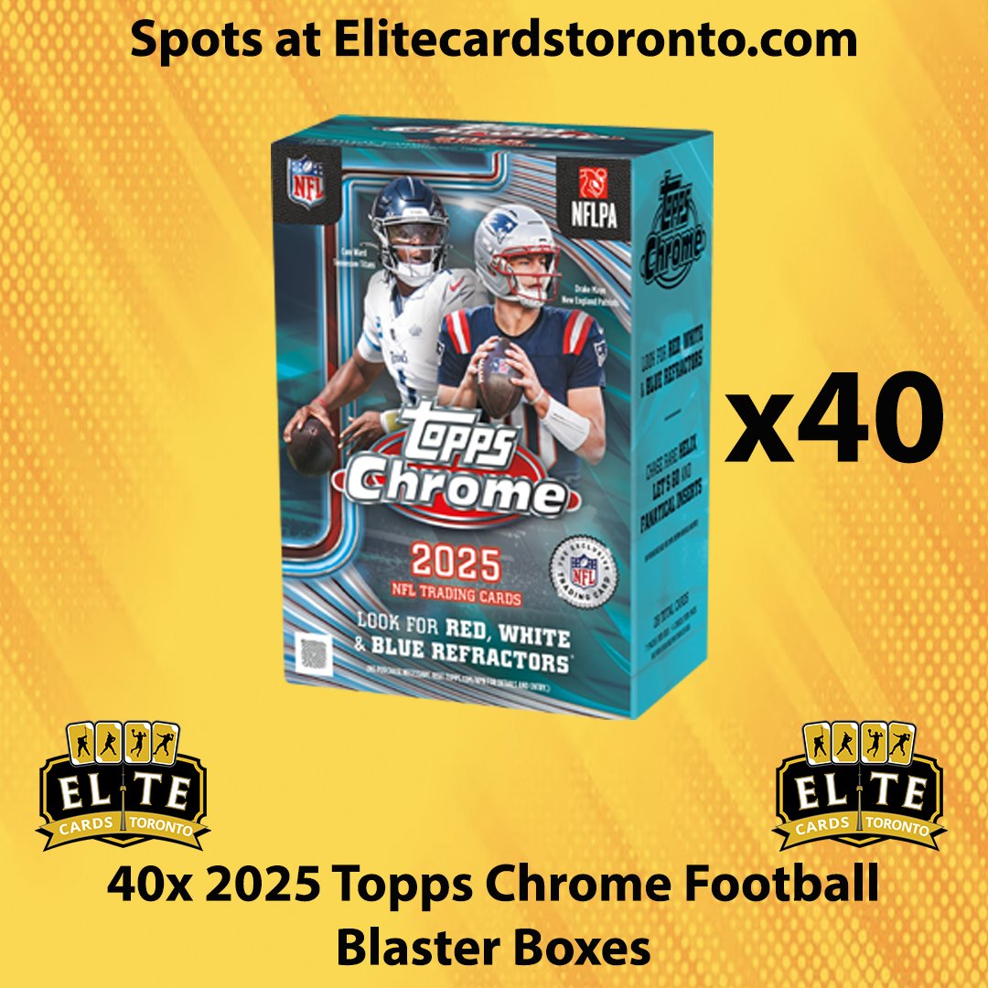 40 Box 2025 Topps Chrome Football Blaster PYT #2 - Break #3209