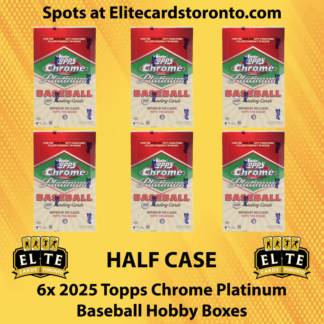 2025 Topps Chrome Platinum Baseball Hobby Half Case PYT (6 Box) - Break #3322