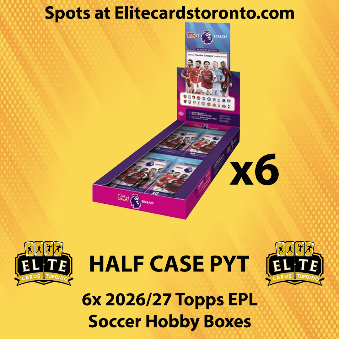 2026 - 2027 Topps EPL Soccer Hobby Half Case PYT (6 Box) - Break #3574