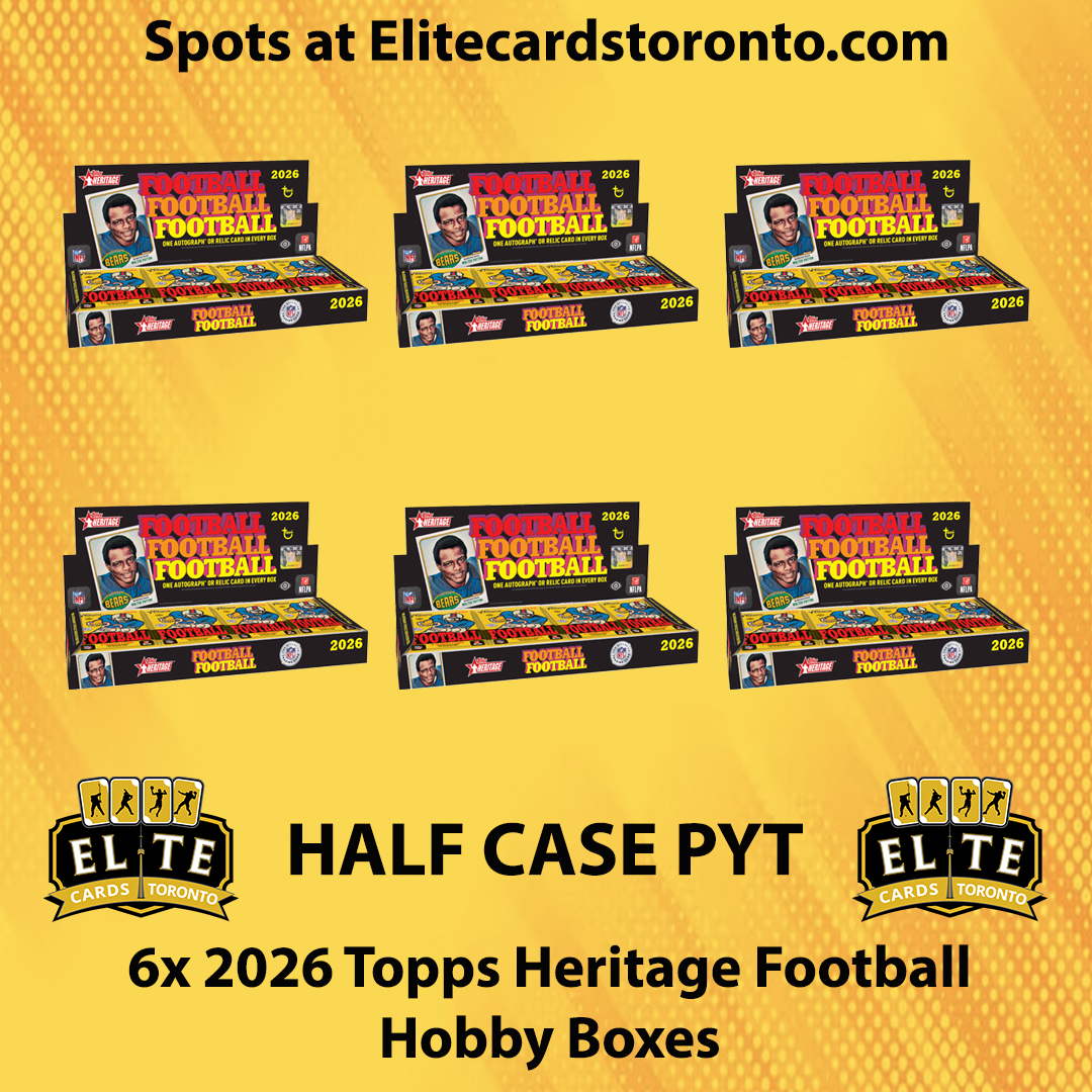 2026 Topps Heritage Football Hobby Half Case PYT (6 Box) - Break #3637