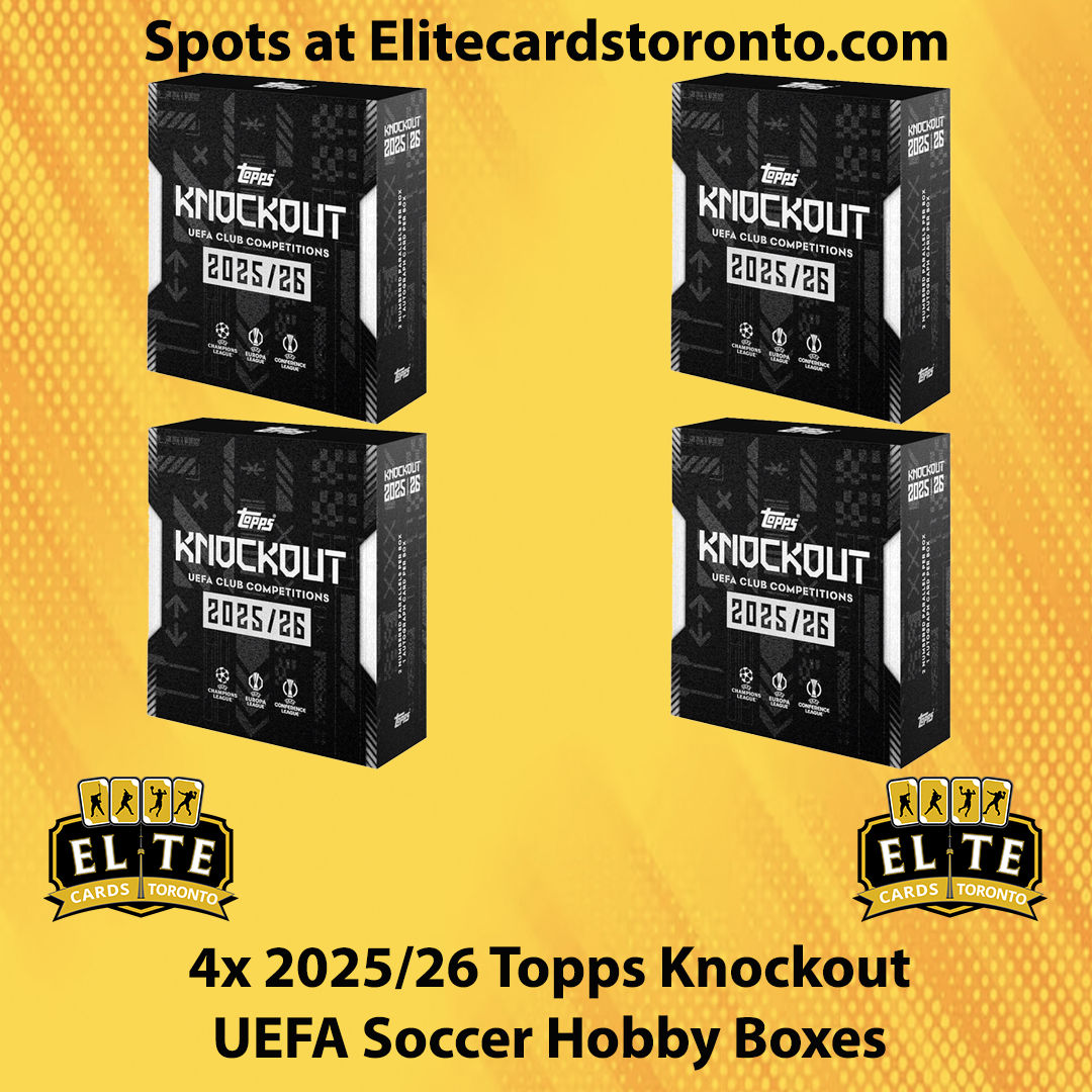 4x 2025 - 2026 Topps Knockout UEFA Soccer Hobby PYT - Break #3644