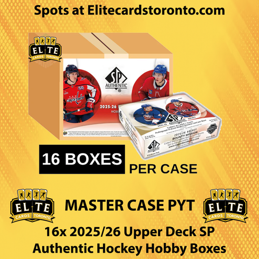 2025 - 2026 Upper Deck SP Authentic Hockey Hobby Master Case PYT (16 Box) - Break #3346