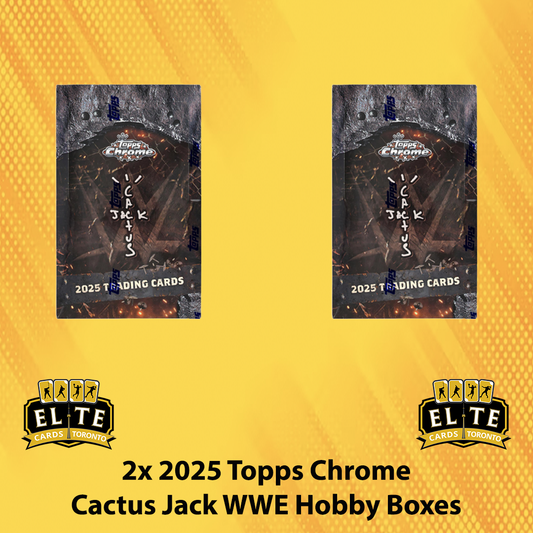 2x 2025 Topps Chrome Cactus Jack WWE Hobby PYT #2 - Break #2761 (Monday)