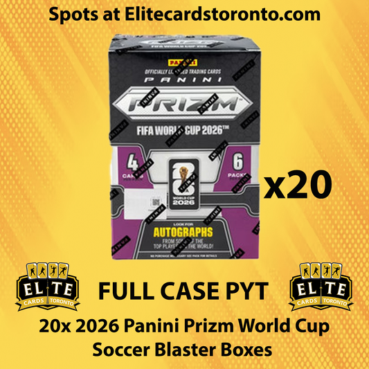 2026 Panini Prizm World Cup Soccer Blaster Case PYT (20 Box) - Break #3412