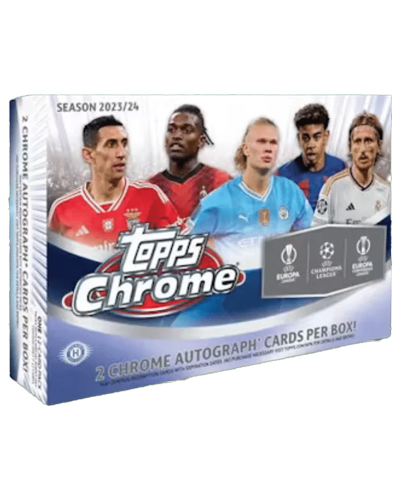 2023 - 2024 Topps Chrome UEFA Club Competition Soccer Breakers Delight (Pre-Order)