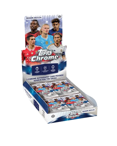 2023 - 2024 Topps Chrome UEFA Club Competition Soccer Hobby