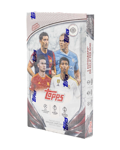 2023 - 2024 Topps UEFA Club Competition Soccer Hobby Case (12 Box) (YAMAL RC!)