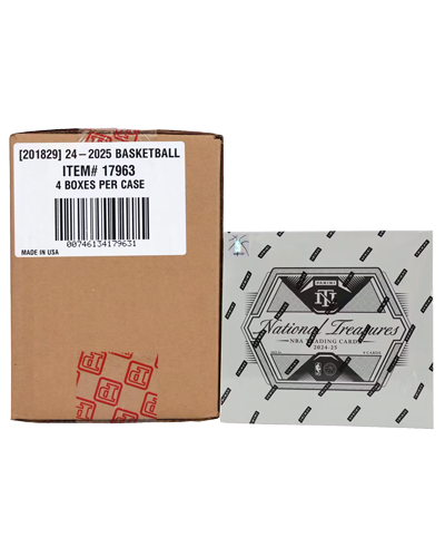 2024 - 2025 Panini National Tresaures Basketball Hobby Sealed Case (4 Box)