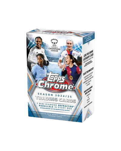 2024 - 2025 Topps Chrome UEFA Champions League Women's Soccer Blaster