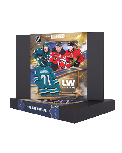 2025 - 2026 Under Wraps Autographed NHL Jerseys Volume II - Single Mystery Box