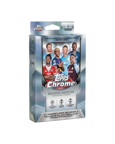 2025 - 2026 Topps UEFA Club Competitions Chrome Soccer Hanger