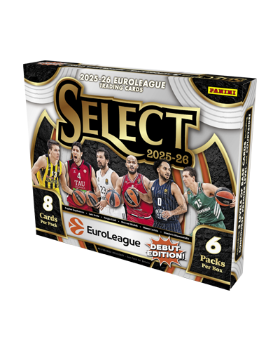 2025 - 2026 Panini Select EuroLeague Basketball Hobby Box
