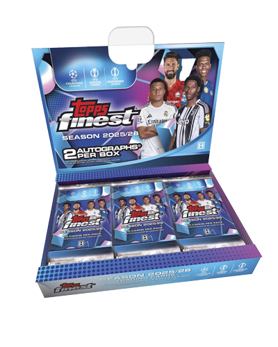 2025 - 2026 Topps Finest UEFA Club Competitions Soccer Hobby (Pre Order, June 26th)
