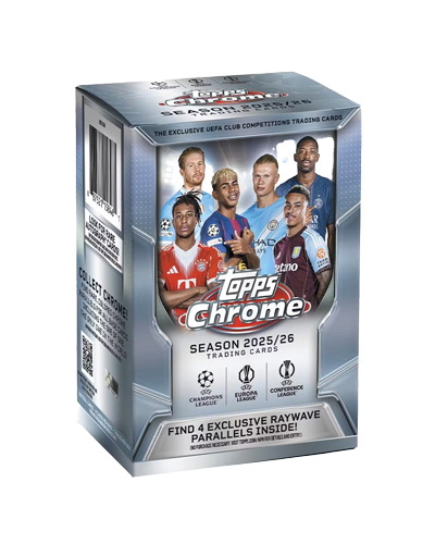 2025 - 2026 Topps Chrome UEFA Club Competitions Soccer Blaster