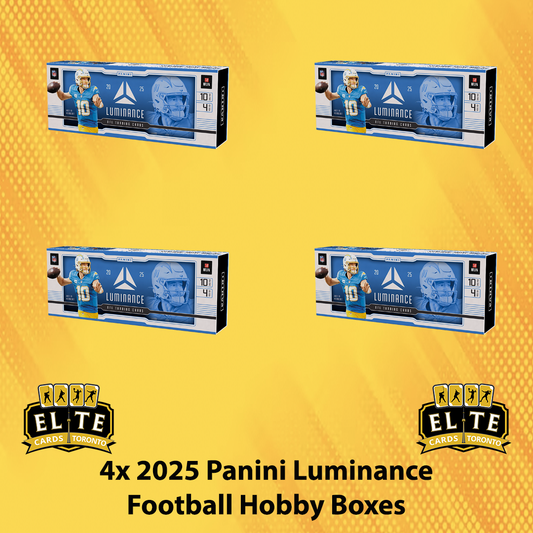 4 Box 2025 Panini Luminance Football Hobby PYT #3 - Break #2709