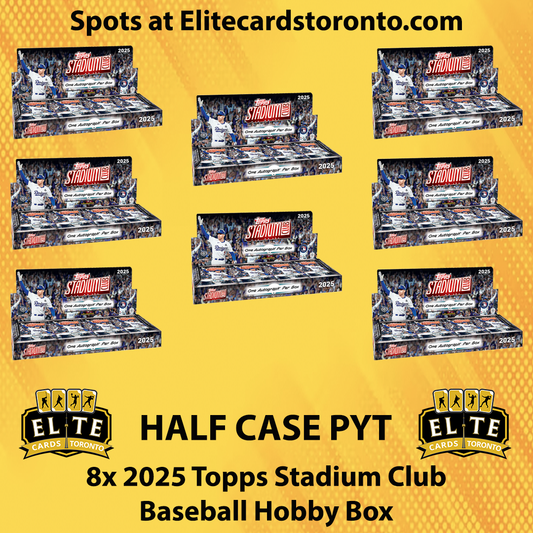 2025 Topps Stadium Club Baseball Hobby Half Case PYT (8 Box) - Break #3049